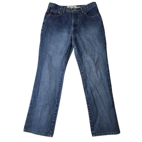 Express Bleus Bootcut Regular Fit Womens Blue Denim Jeans Size 11/12R - Picture 1 of 13